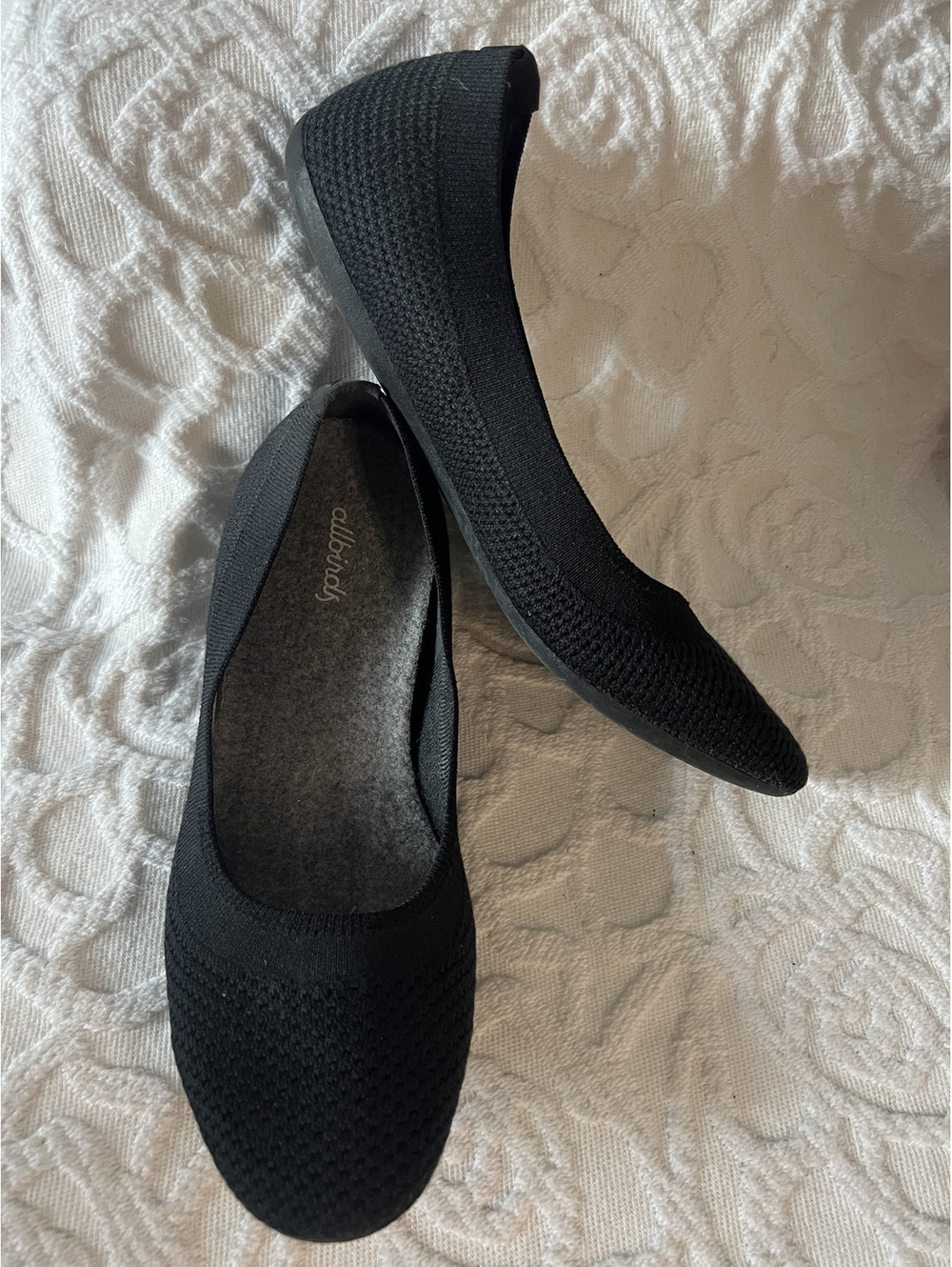 Allbirds Black Tree Breezer Knit Ballet Flats